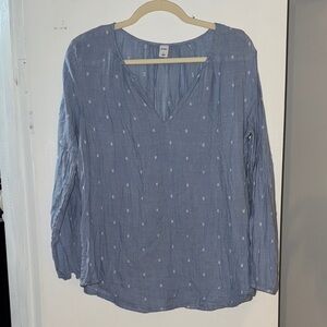 Old navy- Blue Women's Top- size large